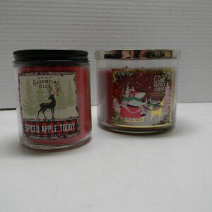 Bath & Body Works Candle Red Velvet Cheer Spiced Apple Toddy UNUSED